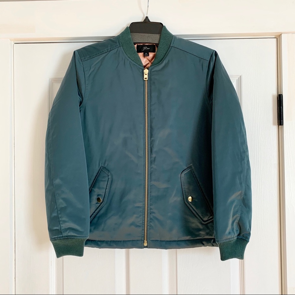J. Crew Bomber Jacket w/ Side Zips
